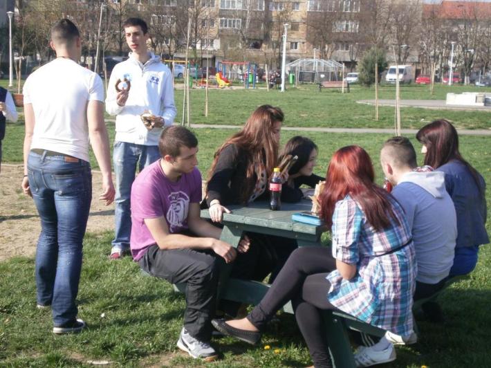 12 B într-un moment de respiro. Foto: ADRIAN MĂRUŢĂ