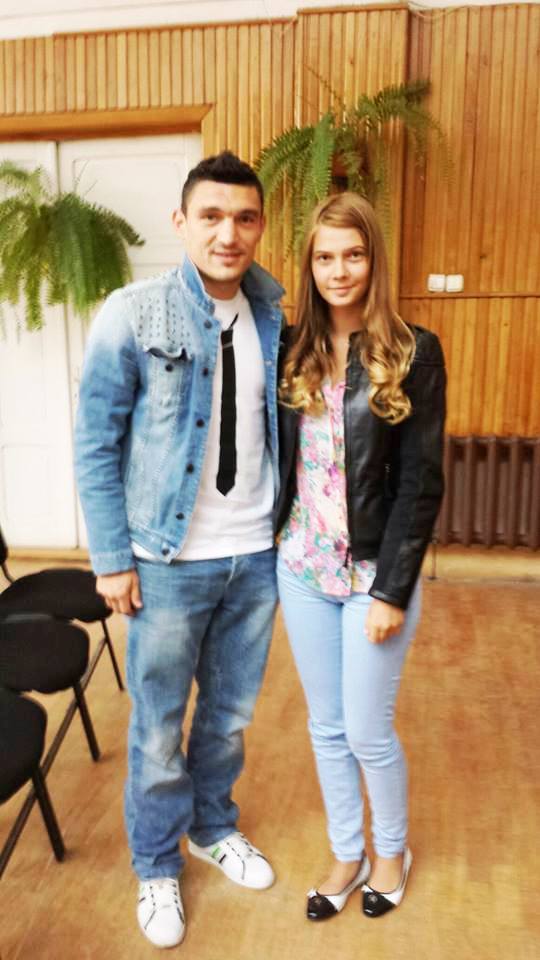 Claudiu Keserü, alături de Diana Curtui