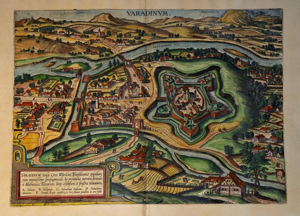 Harta realizata de Franz Hogenberg 1535-1590
