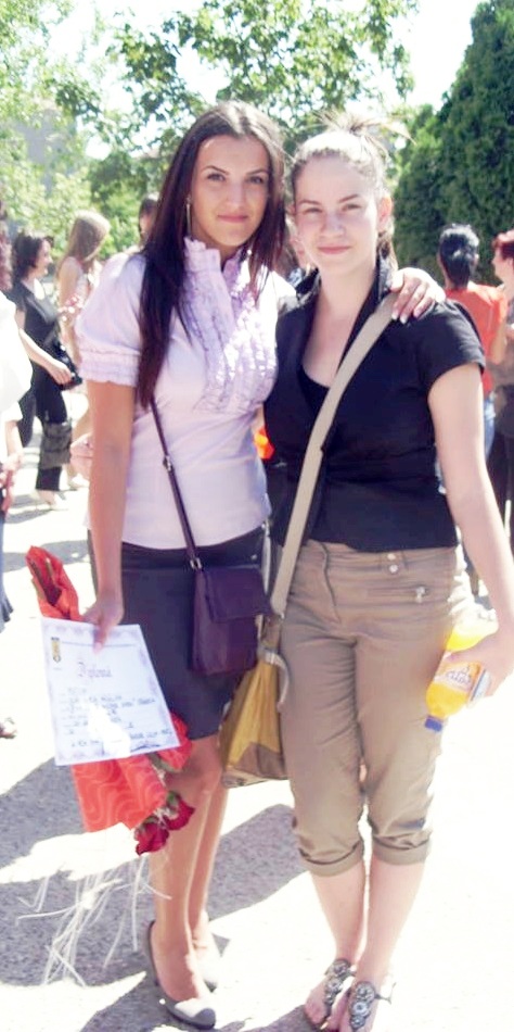 Mădălina Milian alături de subsemnata, Andreea Paşca