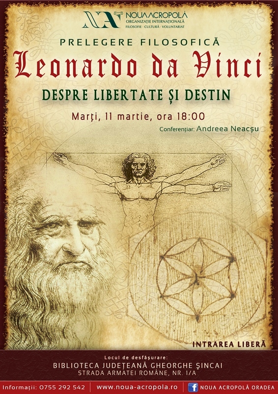 Leonardo da Vinci - despre libertate si destin - web
