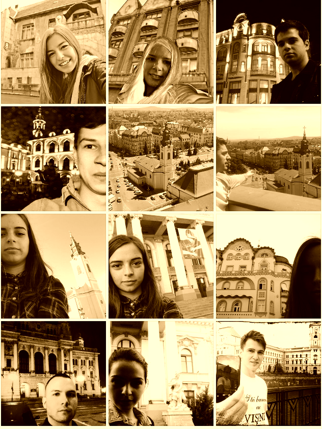 mosaic Oradea in my Selfie