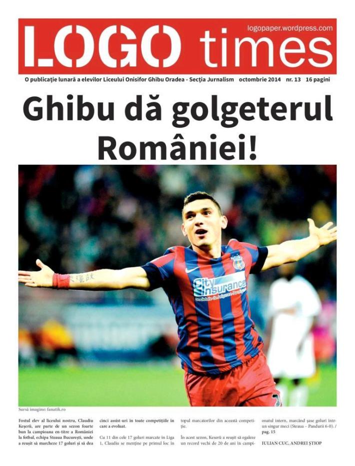 LOGO times October 2014 cover