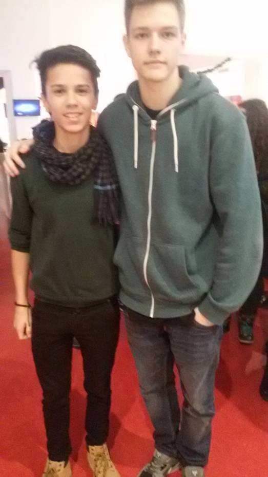 Colegul nostru, Marius Dumiter, alaturi de  Levi Elekes