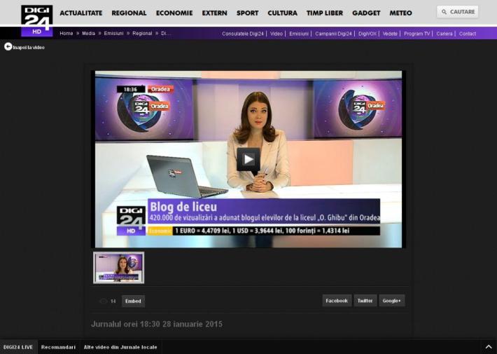 VIDEO - Jurnalul orei 18-30 28 ianuarie 2015 2015-01-29 00-40-28