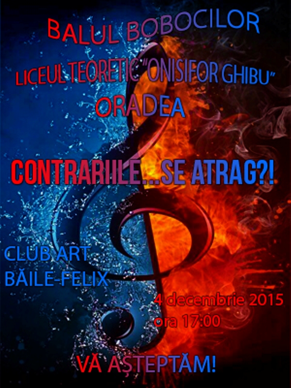 afis Balul Bobocilor