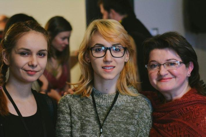 Diana Pop, Patricia Szmercsanyi şi prof. Ramona Novicov