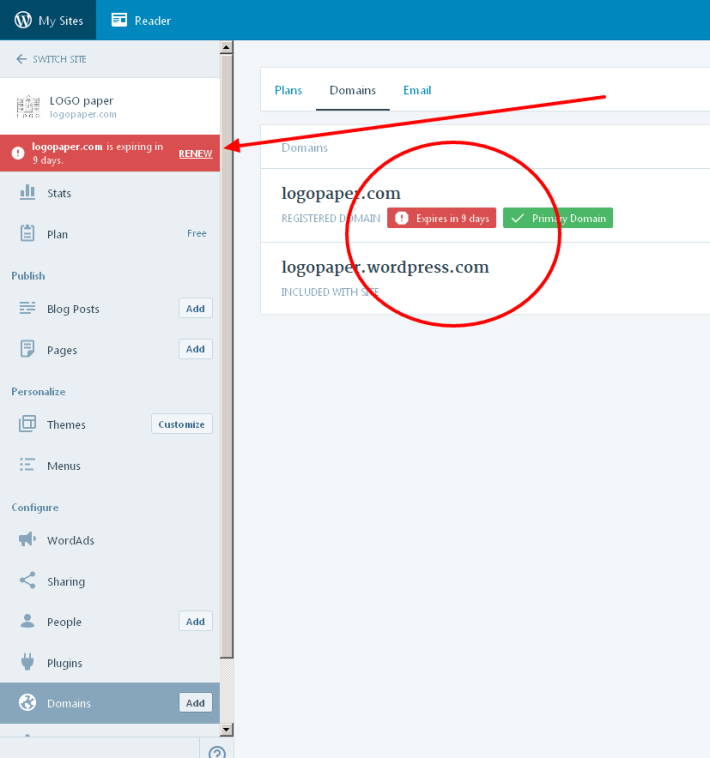 domain-management-logo-paper-wordpress-com