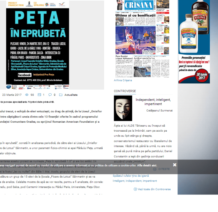 Sub ochii viitorilor specialiști Peța în eprubetă