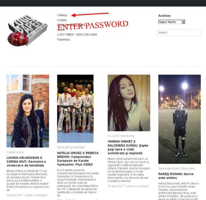 LOGO paper un blog al elevilor de la Liceul Onisifor Ghibu Oradea – secţia Jurnalism