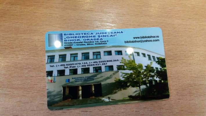 Un model de card (fără poza elevului)