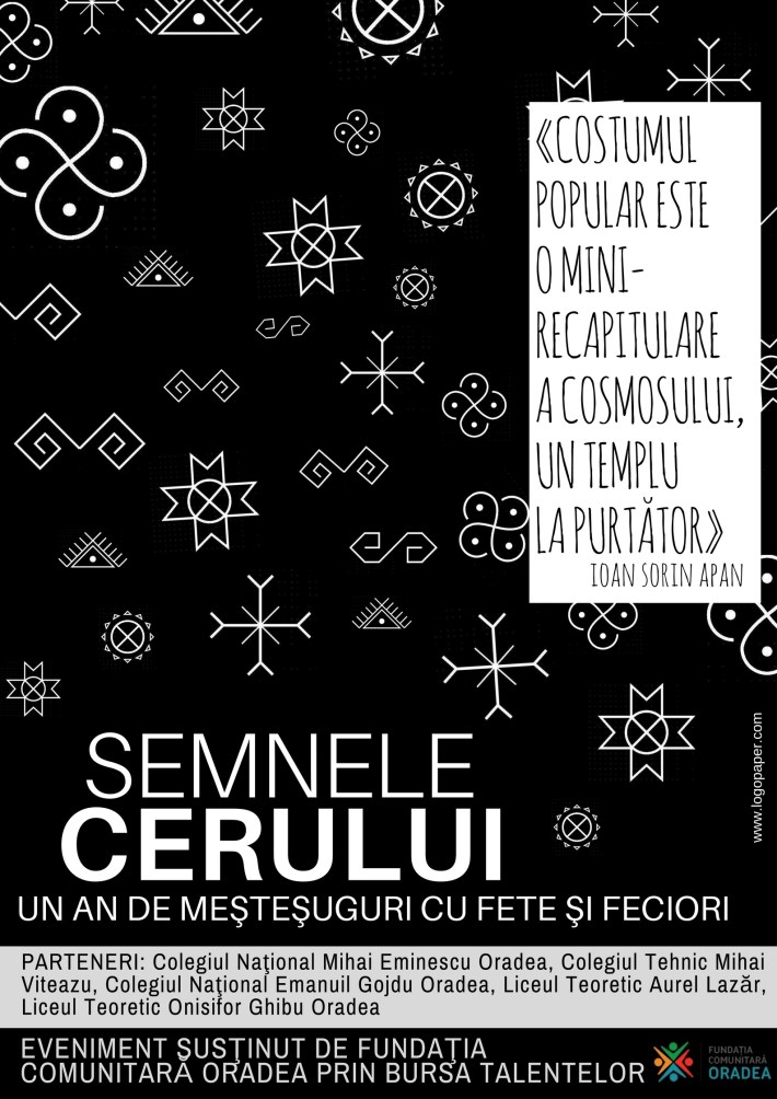 afis Semnele Cerului - prof. Al. Sanislav