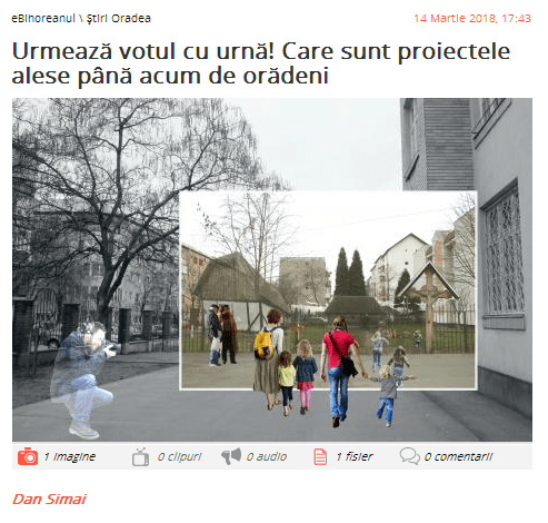 Urmeaza votul cu urna Care sunt proiectele alese pana acum de oradeni