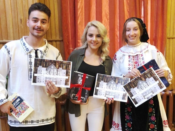 Rareş, Adriana şi Diana au fost staruri din bibliotecă