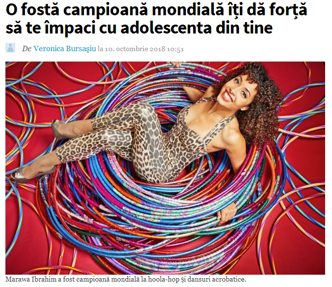 O fostă campioană mondială îți dă forță să te împaci cu adolescenta din tine BIHON