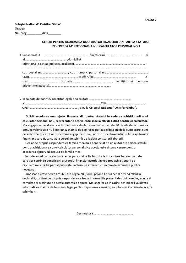 01 Anexa 2 cerere ajutor financiar Euro 200